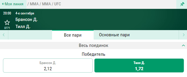 Прогноз на бой Дерек Брансон – Даррен Тилл